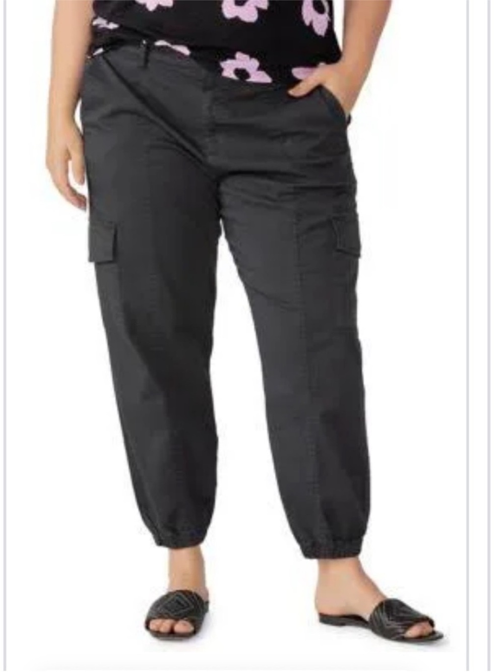 Sanctuary standard Surplus Pants Womens Size 20 W  cargo Rebel Obsidian casual